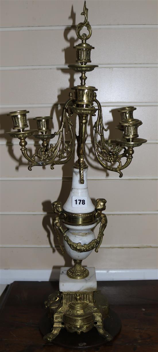 A pair of candelabra